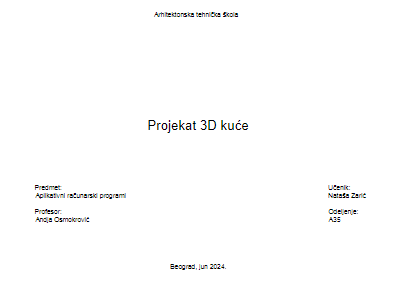 projekat 3d