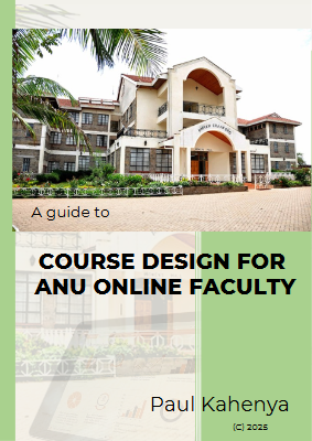 ANU ONLINE COURSE DESIGN 2025