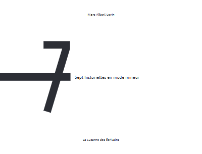Sept historiettes en mode mineur POUR EBOOK