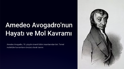 Amedeo-Avogadronun-Hayati-ve-Mol-Kavrami