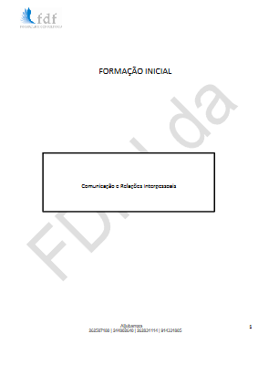 Manual Comunicação e Relações Interpessoais