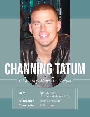 Channing Tatum Biography