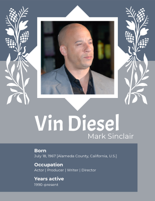 Vin Diesel Biography