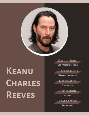 Keanu Charles Reeves Biography