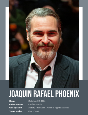 Joaquin Rafael Phoenix Biography