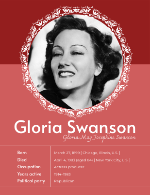 Gloria Swanson Biography