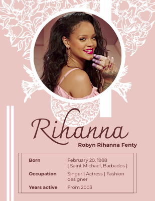 Rihanna Boigraphy