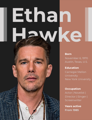 Ethan Hawke Biography
