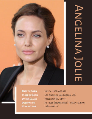 Angelina Jolie Biography