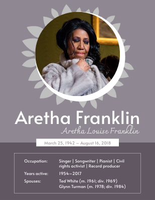 Aretha Franklin Biography