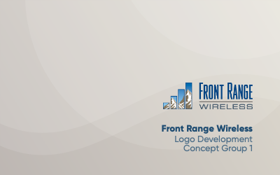 Front Range Wireless Logo Development Concept Group 1