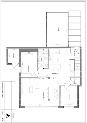 PLANO PLANTA BAJA ACOTADO RADIADORES